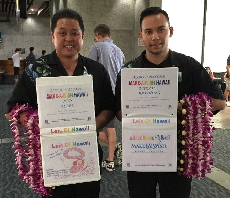 Leis Of Hawaii ~ Welcomes Make A Wish Hawaii