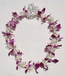 Standard Upgrade ~ Single Tuberose & Sonia Orchid Lei